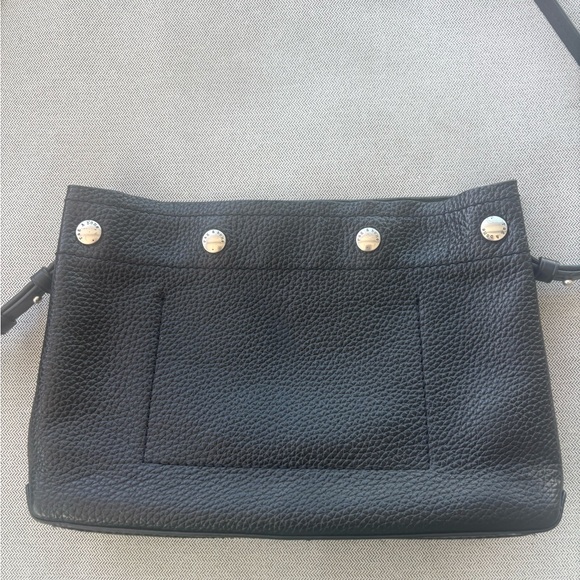 Rag & Bone Black Silver Crossbody Bag with Textured Leather- PERFECT CONDITION - Picture 1 of 6